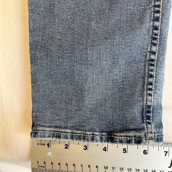 Signature Levi's Men Jeans 32X30 Blue Denim S37 Slim Classic Button Mid Rise - Picture 10 of 12